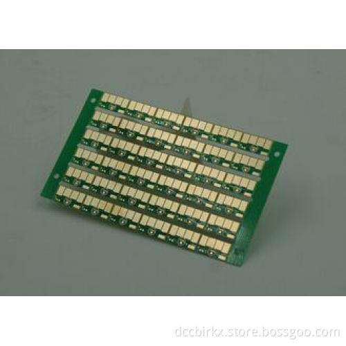 Golden Finish Single Sided PCB FR4 Green Soldermasking 1oz